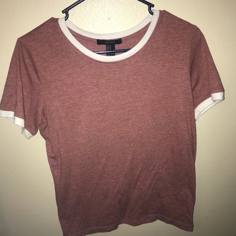 pinkish tee